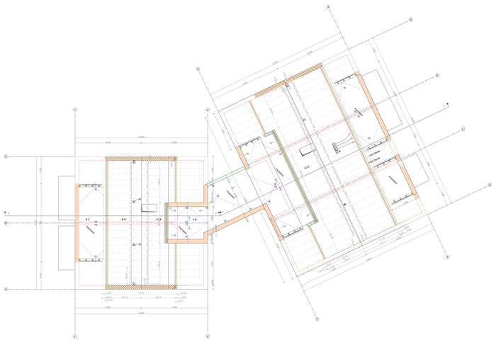 PROJEKTB&Uuml;RO SCHULZE Ausf&uuml;hrungsplanung Grundriss Spitzboden