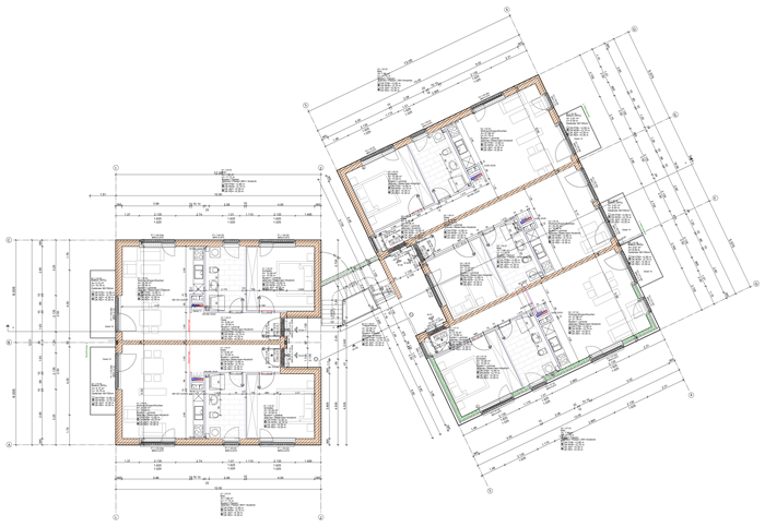 PROJEKTB&Uuml;RO SCHULZE Ausf&uuml;hrungsplanung Grundriss Obergeschoss